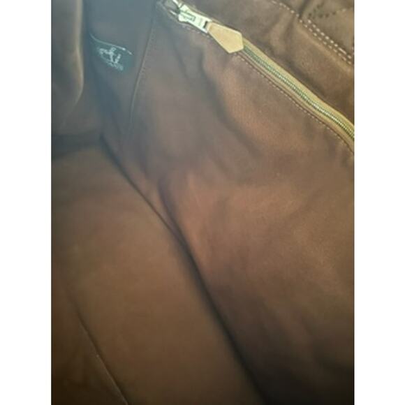 Hermès FOURRE Tout Rust and Navy Tote Handbag*EXCELLENT PRE-LOVED Condition - Picture 10 of 14